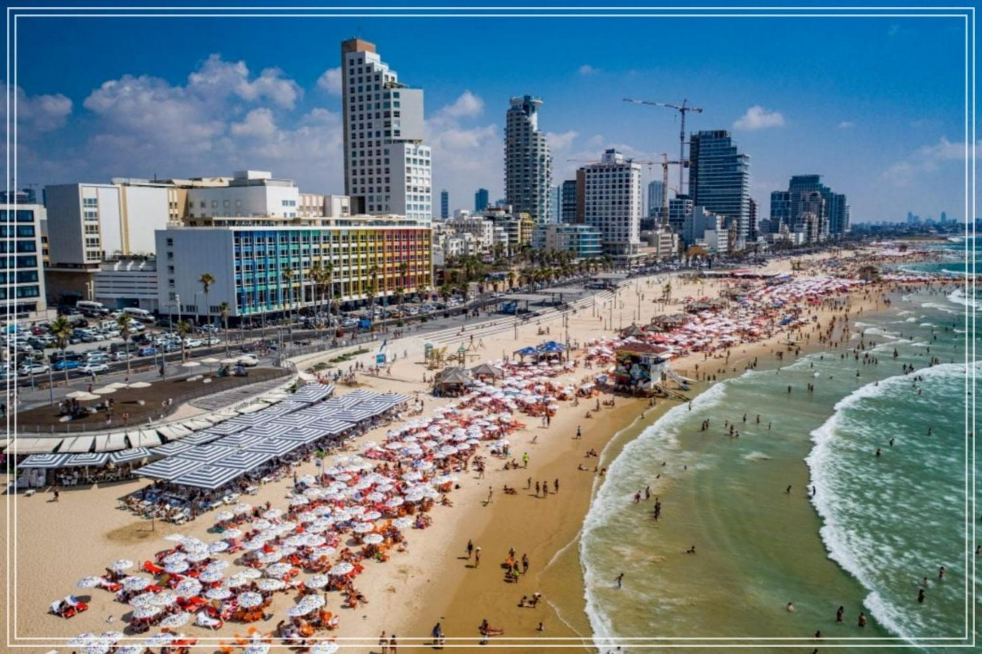 תל אביב Bugrashov Beach 88 Hotel And Spa מראה חיצוני תמונה